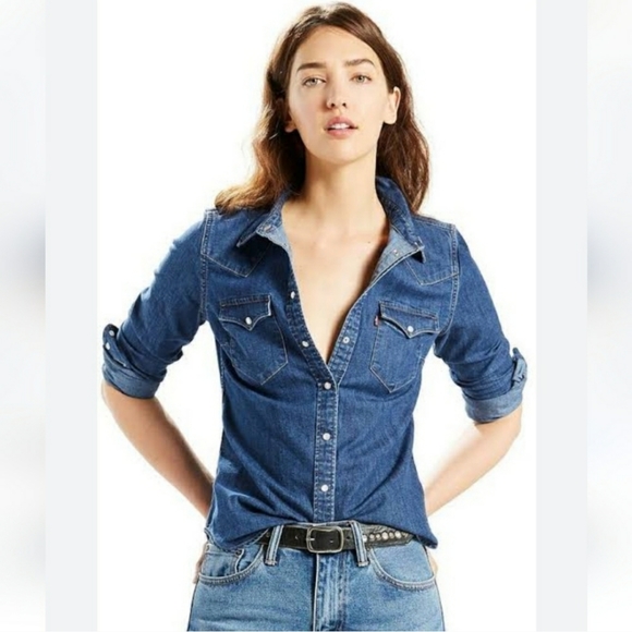 Levi's Tops - Levis Tailored Western Shirt